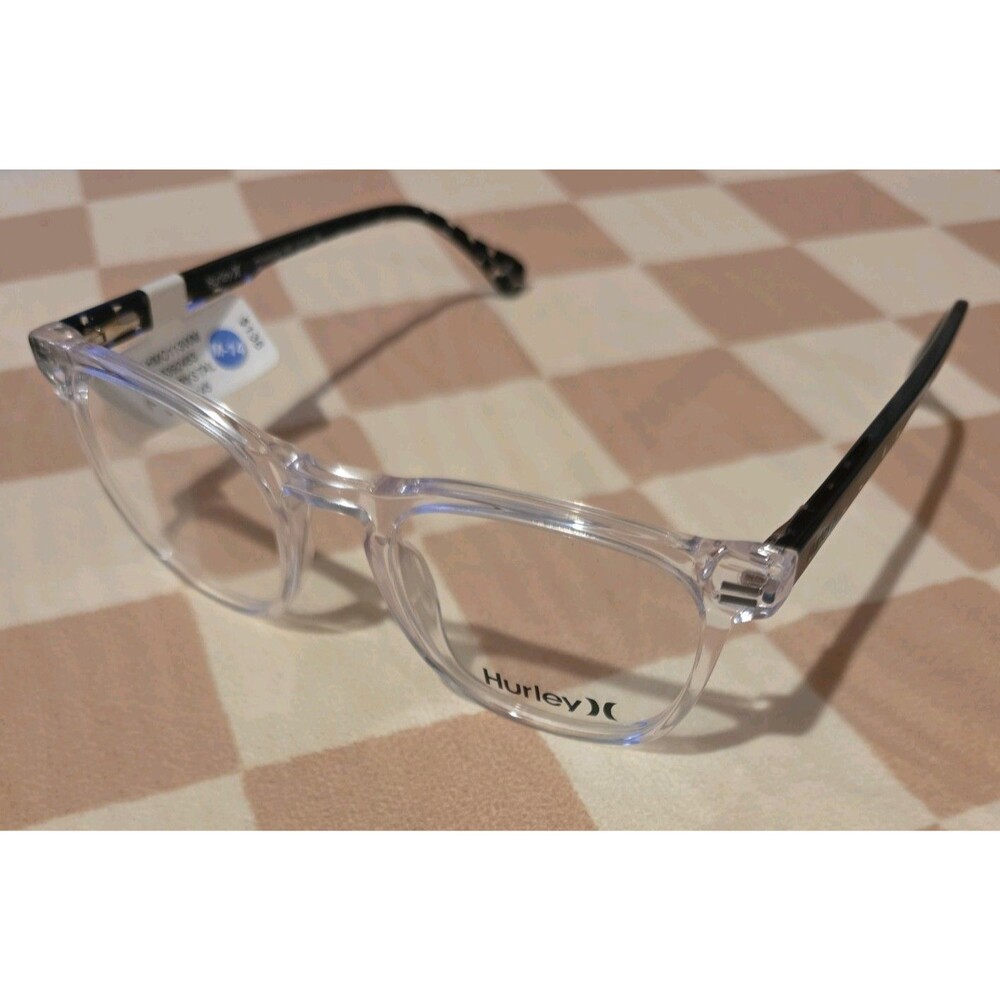 Hurley HMO113 Eyeglass Frames 971 Crystal 50 21 145 NWT